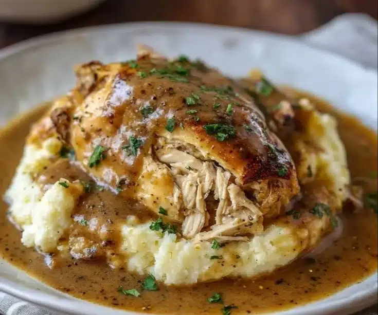 Crockpot Chicken and Gravy