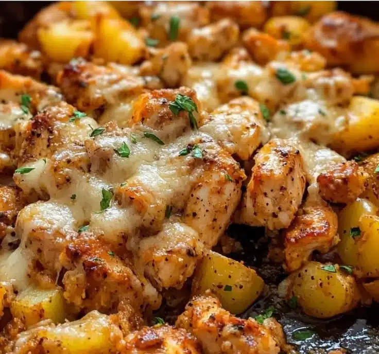 Garlic Parmesan Chicken and Potatoes