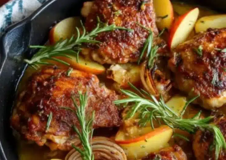 Rosemary Apple Cider Chicken Recipe