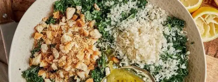 Lemon Parm Kale Salad