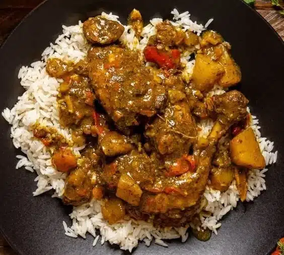 Authentic Jamaican Curry Chicken