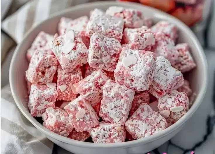 Strawberry Shortcake Puppy Chow
