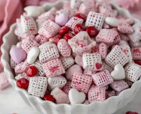 Valentine’s Day Muddy Buddies Recipe