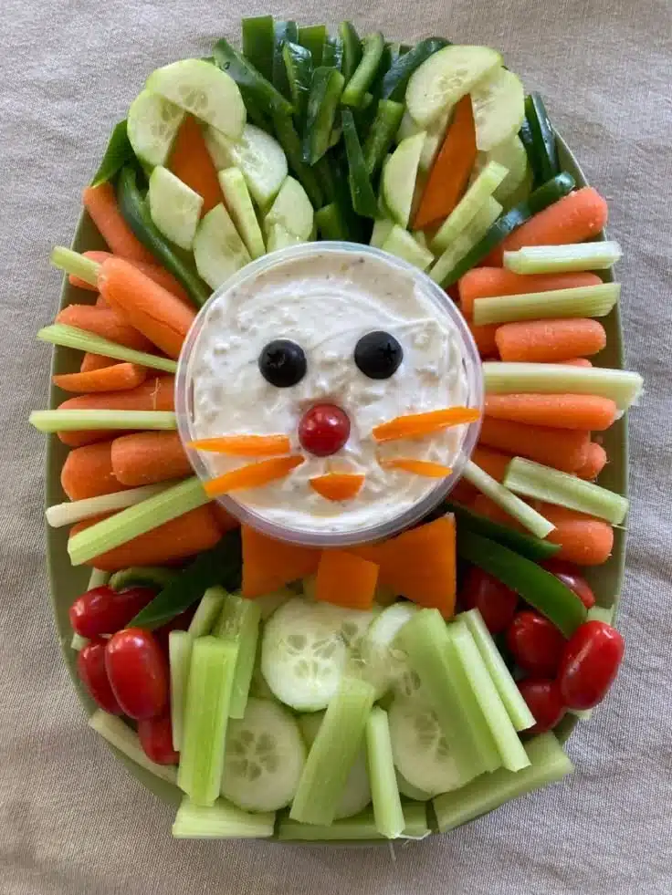 Easter Bunny Veggie Tray